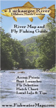 Buy map Tuckasegee River NC River Map and Fly Fishing Guide