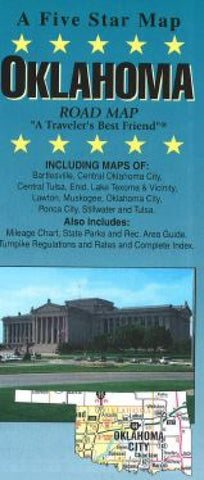 Buy map Oklahoma by Five Star Maps, Inc.
