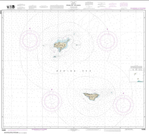 Buy map Pribilof Islands (16380-16) by NOAA