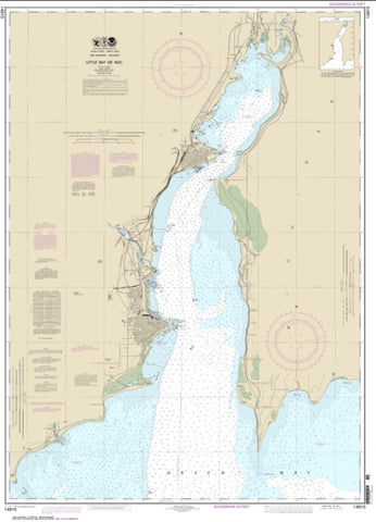 Buy map Little Bay de Noc (14915-26) by NOAA