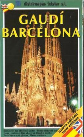 Buy map Barcelona & Gaudi, Spain by Distrimapas Telstar, S.L.