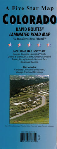 Buy map Colorado Rapid Routes by Five Star Maps, Inc.