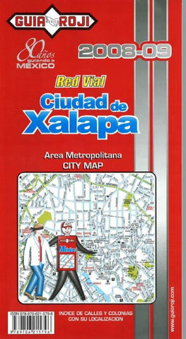 Buy map Xalapa, Mexico by Guia Roji
