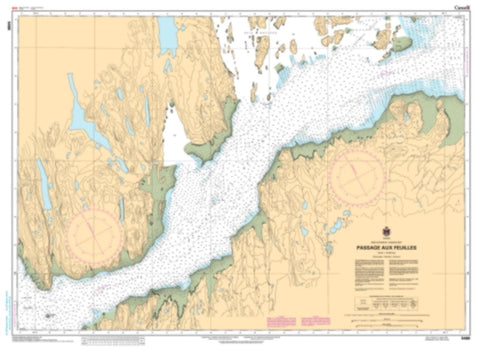 Buy map Passage aux Feuilles by Canadian Hydrographic Service