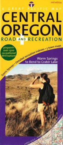 Buy map Central Oregon, Road and Recreation by Great Pacific Recreation & Travel Maps