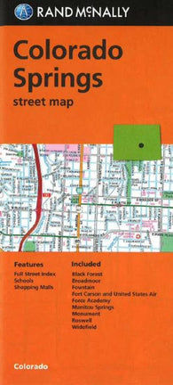 Buy map Colorado Springs, Colorado by Rand McNally, G.M. Johnson & Associates Ltd.