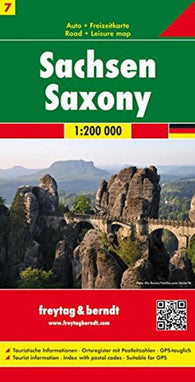 Buy map Germany, Saxony by Freytag-Berndt und Artaria
