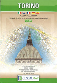 Buy map Turin, Italy by Litografia Artistica Cartografica