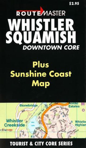 Buy map Whistler and Squamish, British Columbia by Route Master