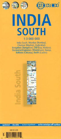 Buy map India, South by Borch GmbH.