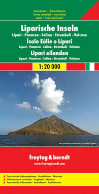 Buy map Aeolian Islands, Italy by Freytag-Berndt und Artaria