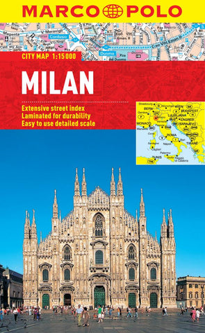 Buy map Milan, Italy by Marco Polo Travel Publishing Ltd