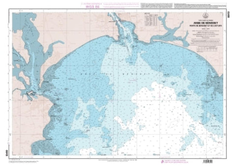 Buy map Anse de Benodet, ports de Benodet et de Loctudy by SHOM
