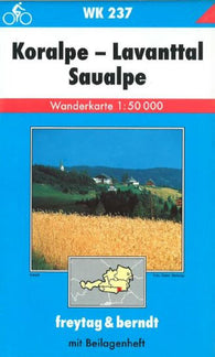 Buy map Koralpe, Lavanttal and Saualpe, WK 236 by Freytag-Berndt und Artaria