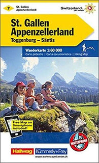 Buy map St Gallen and Appenzellerland Hiking Map
