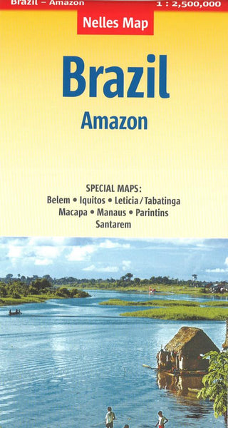 Buy map Brazil and the Amazon Basin by Nelles Verlag GmbH