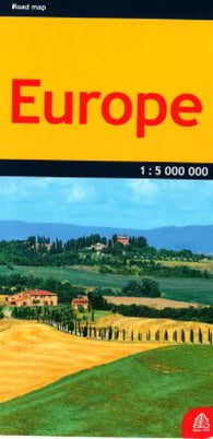 Buy map Europe, road map by Jana Seta