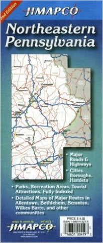 Buy map Pennsylvania, Northeast by Jimapco