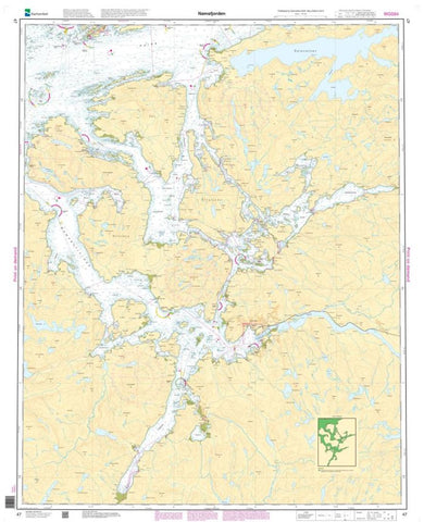 Buy map NAMSFJORDEN (47) by Kartverket