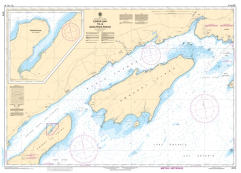Buy map Lower Gap to/a Adolphus Reach by Canadian Hydrographic Service