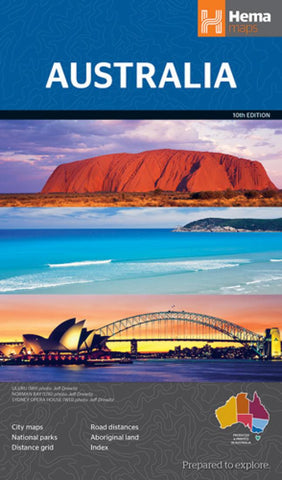 Buy map Australia, large format by Hema Maps