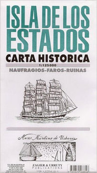 Buy map Isla de los Estados Historical Map by Zagier y Urruty