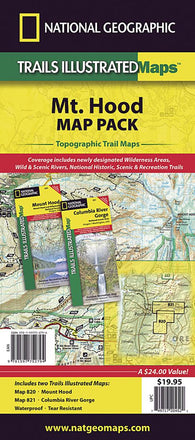 Buy map Mount Hood : Columbia River Gorge : map pack