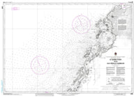 Buy map St. Barbe Point to/a Old Ferolle Harbour by Canadian Hydrographic Service