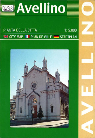 Buy map Avellino, Italy by Litografia Artistica Cartografica
