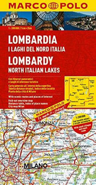 Buy map Lombardy and Northern Italian Lakes by Marco Polo Travel Publishing Ltd