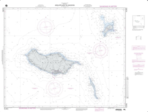 Buy map Arquipelago Da Madeira (NGA-51261-23) by National Geospatial-Intelligence Agency