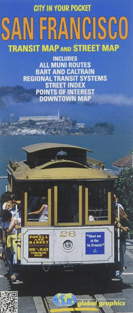 Buy map San Francisco : transit map and street map