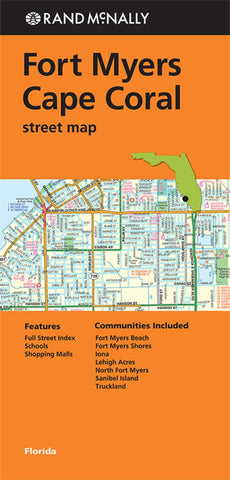 Buy map Fort Myers and Cape Coral by Rand McNally