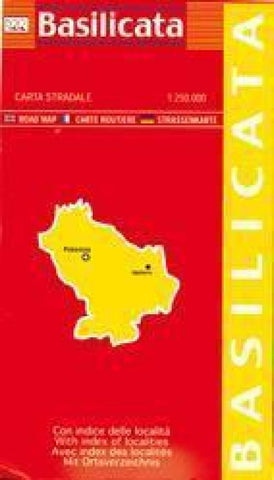 Buy map Basilicata, Italy by Litografia Artistica Cartografica