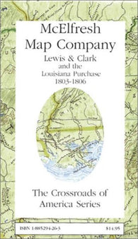 Buy map Lewis & Clark and the Louisiana Purchase, 1803-1806