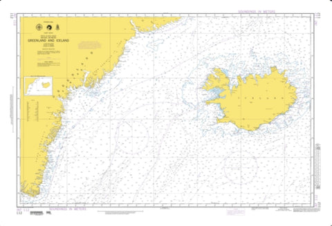 Buy map Waters Between Greenland And Iceland (NGA-112-6) by National Geospatial-Intelligence Agency