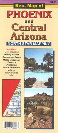 Buy map Rec. map of : Phoenix and central Arizona