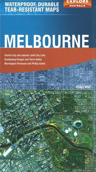 Buy map Melbourne, Australia by Explore Australia