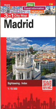 Buy map Madrid 3 in 1 City Map