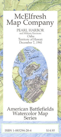 Buy map Pearl Harbor by McElfresh Map Co.