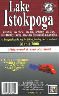 Buy map Istokpoga Lake, FL Fishinig Map