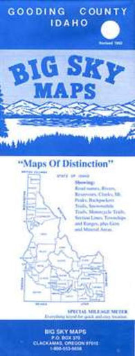 Buy map Gooding County, Idaho by Big Sky Maps