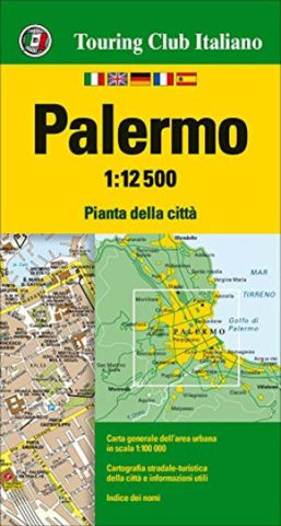 Buy map Palermo, Italy by Touring Club Italiano