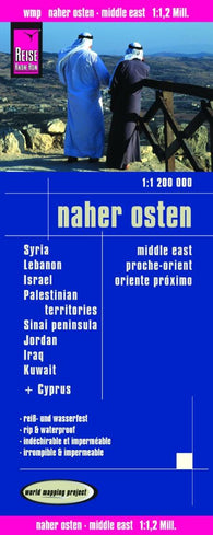 Buy map Naher Osten = Middle East = Proche-Orient = Oriente Próximo