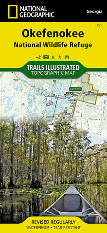 Buy map Okefenokee National Wildlife Refuge Map