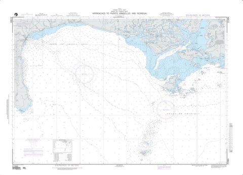 Buy map Approaches To Puerto Armuelles And Pedregal (NGA-21584-2) by National Geospatial-Intelligence Agency