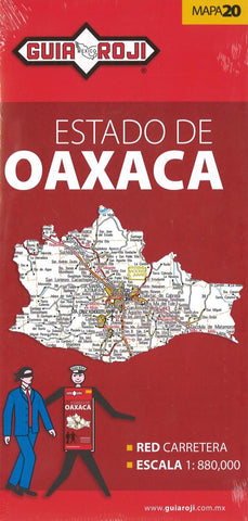 Buy map Oaxaca, Mexico, State Map by Guia Roji