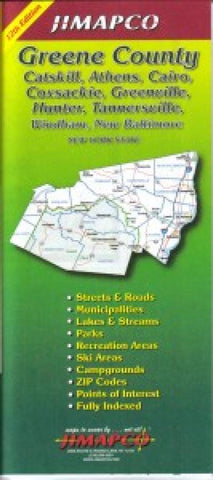 Buy map Greene County, New York by Jimapco
