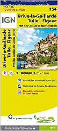 Buy map Brive-la-Gaillarde, Tulle, Figeac - France 1:100,000 Topographic Map Sheet 154