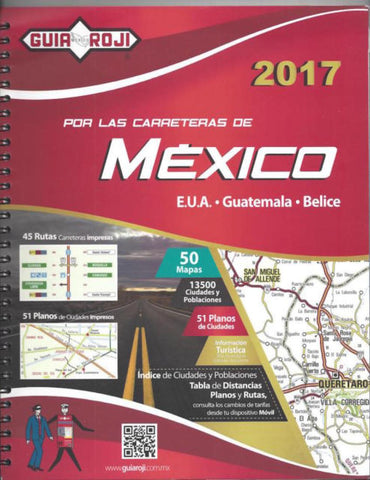 Buy map Mexico, Atlas - 2017 by Guia Roji